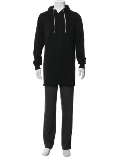Pre-owned Rick Owens Crew Neck Long Sleeve T-shirt In Black