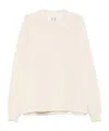 Rick Owens Crew-neck Longsleeved Sweater In Neutral