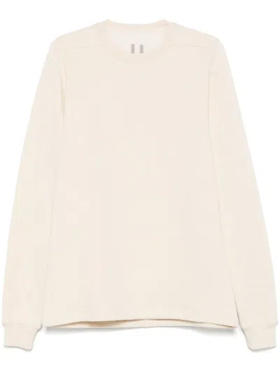 Rick Owens Crew-neck Longsleeved Sweater In Neutrals