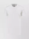 Rick Owens Crew Neck Plain Design Short Sleeves In White