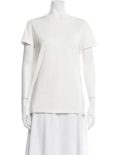 Pre-owned Rick Owens Crew Neck Short Sleeve T-shirt In Neutral