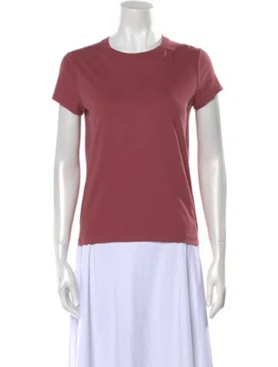 Pre-owned Rick Owens Crew Neck Short Sleeve T-shirt In Pink