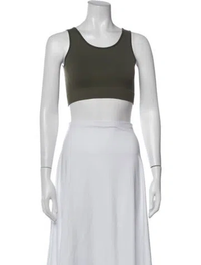 Pre-owned Rick Owens Crew Neck Sleeveless Sports Bra In Black