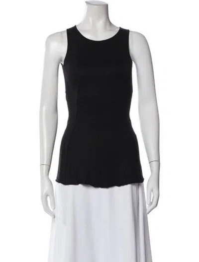 Pre-owned Rick Owens Crew Neck Sleeveless Top In Gray