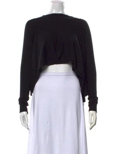 Pre-owned Rick Owens Crew Neck Sweater In Black