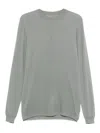 Rick Owens Crew-neck Sweater In Gray