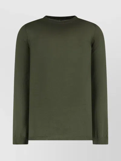 RICK OWENS CREW-NECK SWEATER IN VIRGIN WOOL