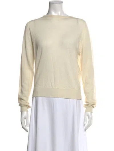 Pre-owned Rick Owens Crew Neck Sweater In Neutrals