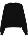 Rick Owens Crew-neck Sweatshirt In Black