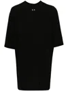 Rick Owens Relaxed Fit Oversized T-shirt With Classic Crew Neckline