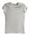 Rick Owens Short-sleeve Crew-neck T-shirt In Gray