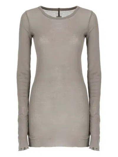 Rick Owens Crew-neck T-shirt In Grey