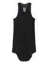 Rick Owens Crew-neck Tank Top In Black