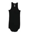 Rick Owens Crew-neck Sleeveless Vest In Black
