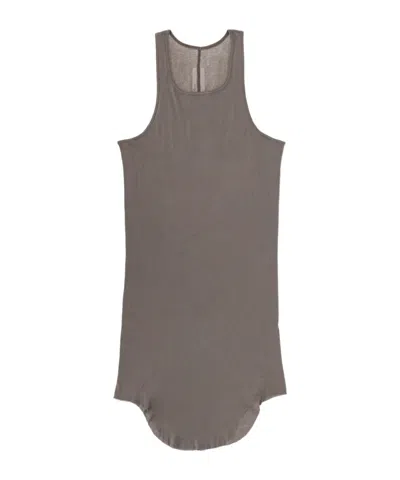 Rick Owens Crew Neck Vest In Brown