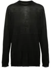 Rick Owens Dark Olive Oversized Level Sweater In Green
