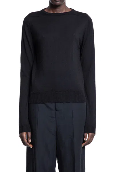Rick Owens Crewneck In Black