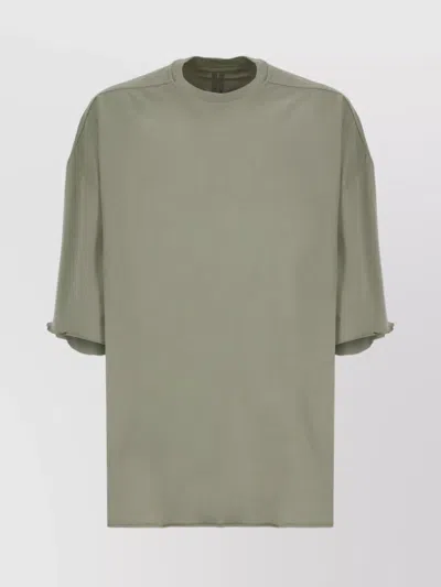 RICK OWENS CREWNECK OVERSIZE DROPPED SHOULDERS T-SHIRT
