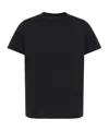 Rick Owens Black Crew Neck T-shirt With Short Sleeves In Black