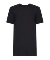 Rick Owens Crewneck Short Sleeve T-shirt In Black