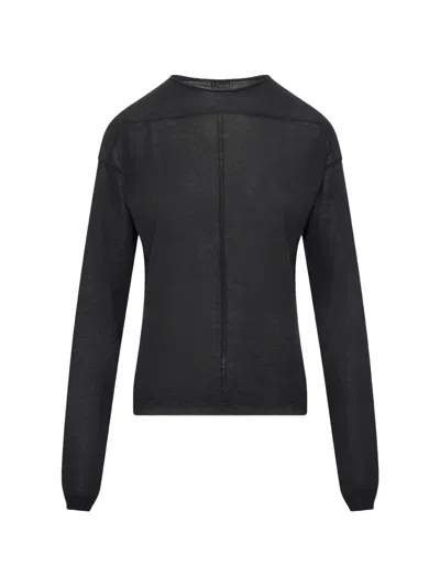 Rick Owens Crew-neck Sweater In Black