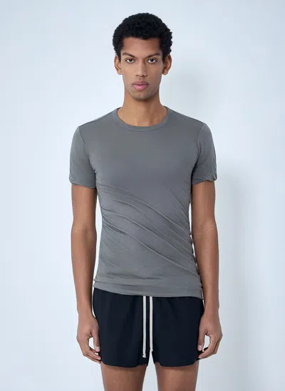 Rick Owens Crew-neck T-shirt In Gray