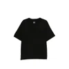 Rick Owens Short-sleeved Cotton T-shirt In Black