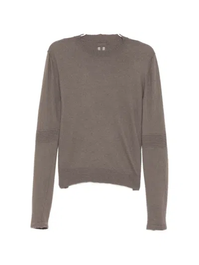 Rick Owens Cropped Biker Jumpers In Brown
