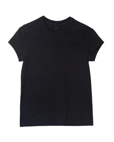 Rick Owens Cropped Black Cotton Jersey T-shirt