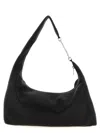 Rick Owens Shoulder Bag With Metal Hardware And Textured Finish In Black
