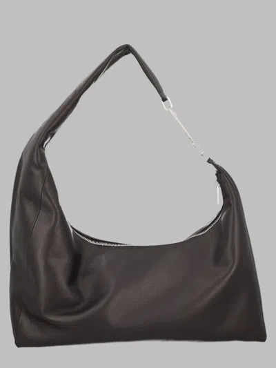 Rick Owens Cropped Gemini Shoulder Bag In Black