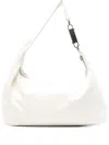Rick Owens Cropped Gemini Shoulder Bag In White
