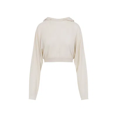 RICK OWENS RICK OWENS CROPPED HOODED TUNIC