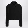 Rick Owens Alice Brad Wool Cropped Jacket In Black