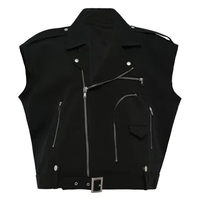 Rick Owens Cropped Jumbo Bauhaus Stooges In Black