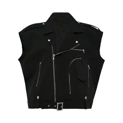 Pre-owned Rick Owens Cropped Jumbo Bauhaus Stooges 'black' | Women's Size Onesize