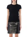 Rick Owens Short-sleeved Cotton T-shirt In Multi
