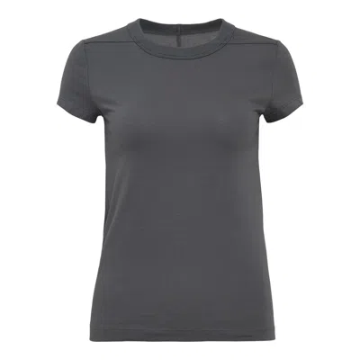 Rick Owens Cropped Level T Classic Cotton In Gray