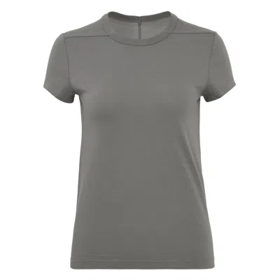 Rick Owens Cropped Level T Classic Cotton In Gray