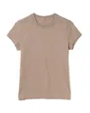 Rick Owens Cropped Level T In Gots-certified Organic Cotton