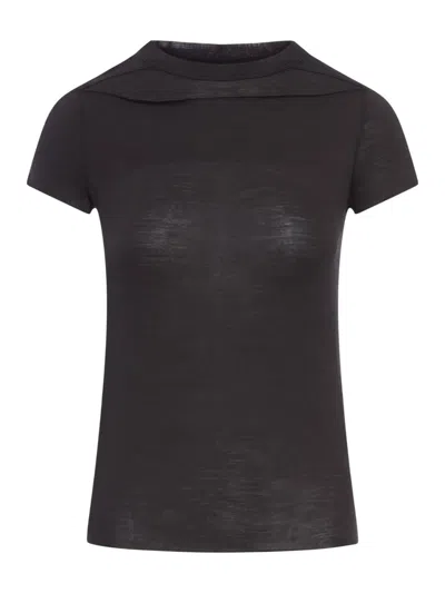 RICK OWENS CROPPED LEVEL T-SHIRT