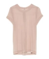 Rick Owens Cropped Level T-shirt In Nude