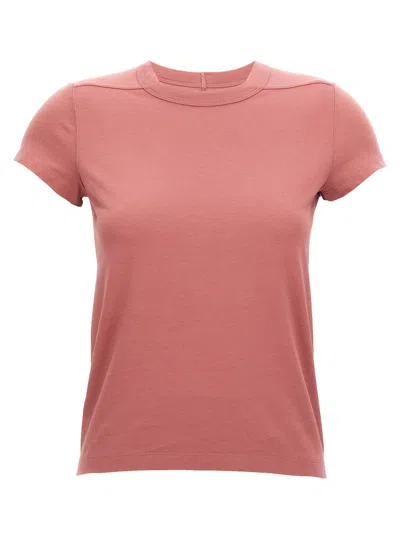 Rick Owens Cropped Level T T-shirt In Pink