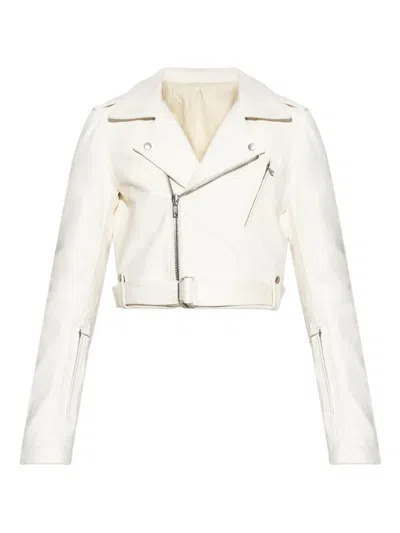 RICK OWENS RICK OWENS CROPPED "LUKE" S STOOGES LEATHER JACKET