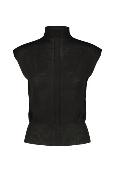 RICK OWENS RICK OWENS CROPPED SL TURTLENECK CLOTHING