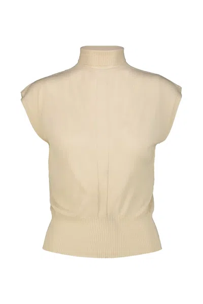 Rick Owens Cropped Sl Turtleneck Clothing In Brown