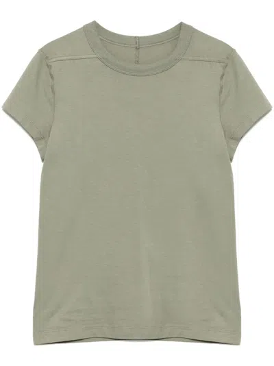 Rick Owens Cropped T-shirt In Green