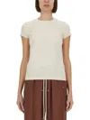 Rick Owens Cropped T-shirt In Multicolour