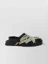 Rick Owens Megalaced Mule Shark Tooth Sole In Black