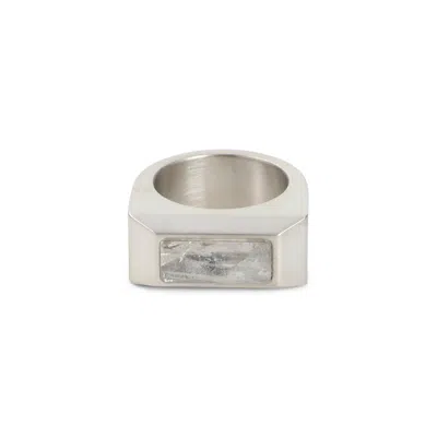 RICK OWENS RICK OWENS CRYSTAL PYRAMID RING